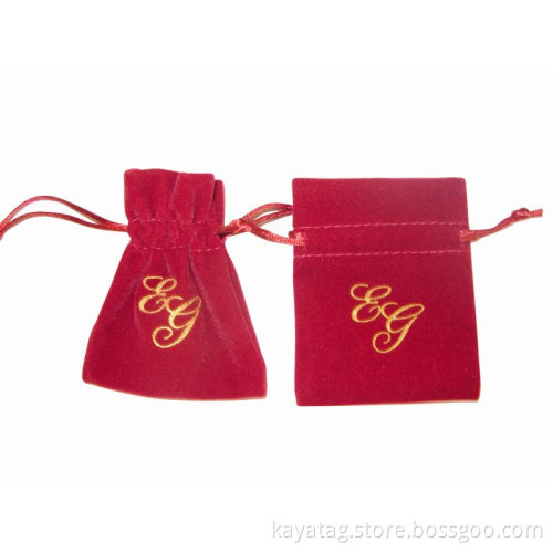 Flocked Velvet Bags